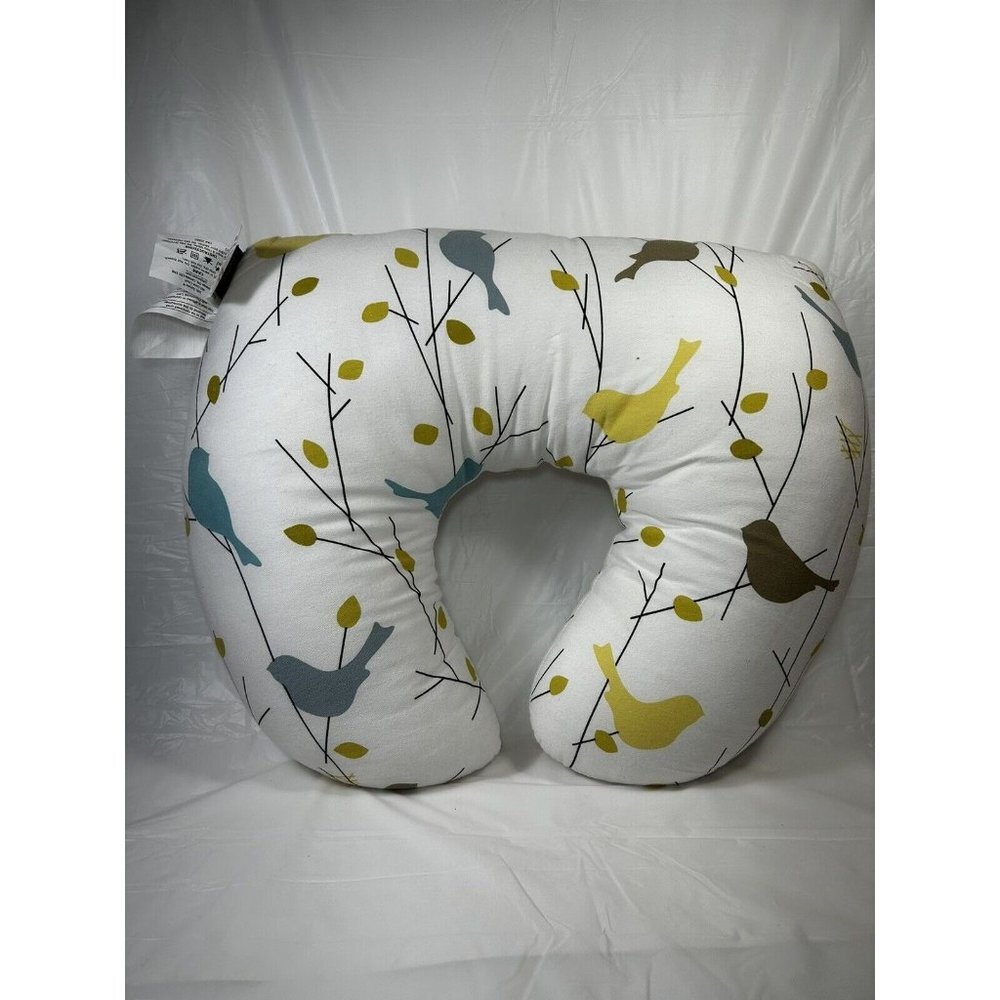 Jolly Jumper Nursing Pillow Large 20” Blue Bird Of Happiness clean